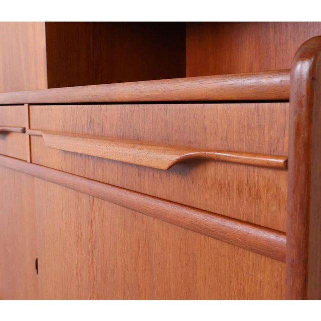 Vintage Danish Teak Highboard or Buffet, 1960s For Sale - Image 15 of 18