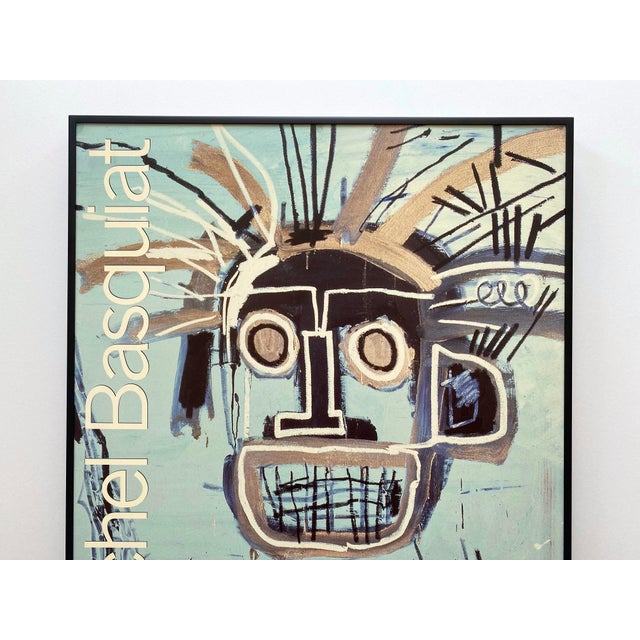 Jean Michel Basquiat Vintage 1996 Lithograph Print Framed