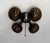 Not Yet Made - Made To Order Quadrifoglio Satin Black Nickel Frosted Smoky Pebble Flush Mount by Fabio LTD For Sale - Image 5 of 7