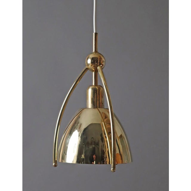 Mid-Century Brass Hanging Lamp from WKR Leuchten 1960s For Sale - Image 4 of 18