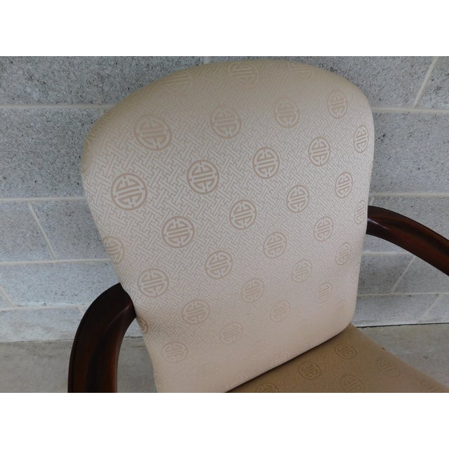 Southwood Georgian Queen Anne Style Fireside Accent Arm Chairs - A Pair For Sale - Image 9 of 18