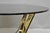 Gold Mid 20th Century Tri-Mark Mid Century Modern Brass Plated Steel Smoked Glass Arch Coffee Table For Sale - Image 8 of 15