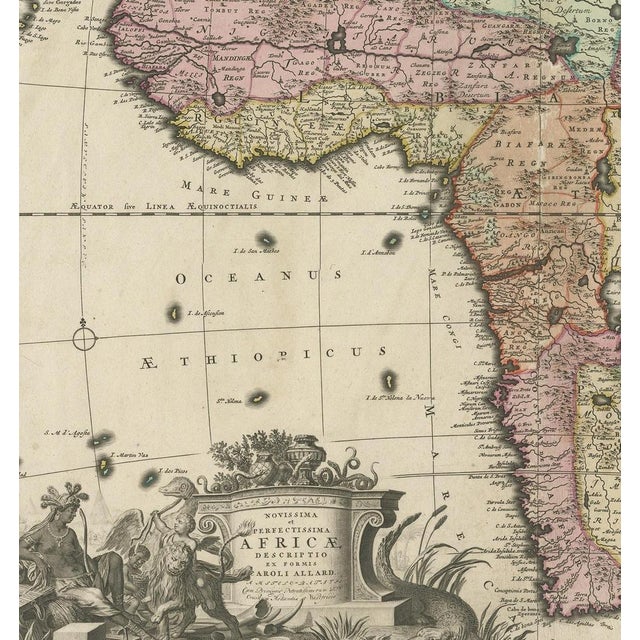 Antique Map of Africa by Allard, 1697 For Sale - Image 4 of 6