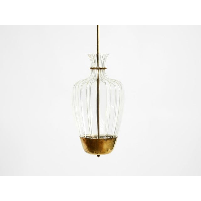 Metal Mid-Century Modern Pendant Lamp from Vereinigte Werkstätten, 1950s For Sale - Image 7 of 18