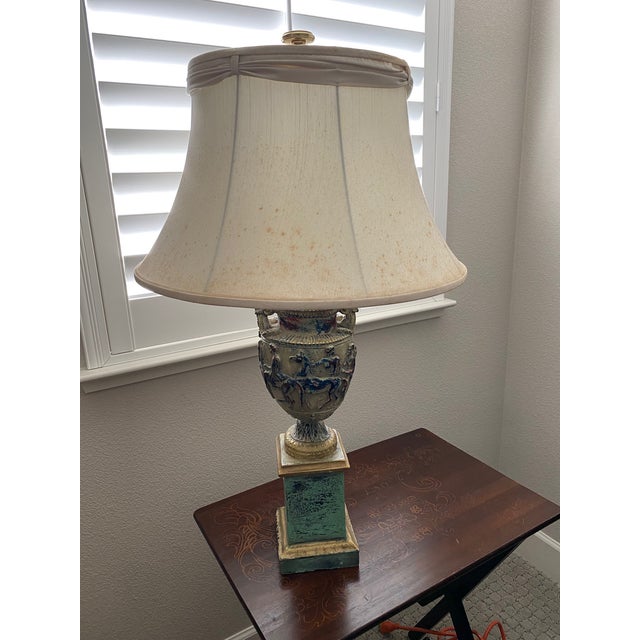 1940s Drexel Heritage Decorative Wood Table Lamp Chairish