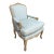 18th C Style Dennis & Leen Fauteuil Arm Chair 1 of 2 For Sale