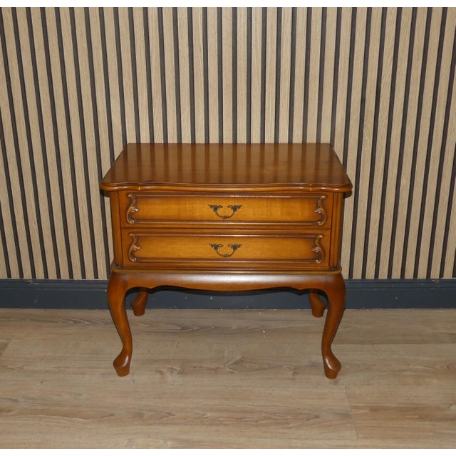 Chippendale Style Chest of 2 Drawers, 1960s For Sale - Image 9 of 12