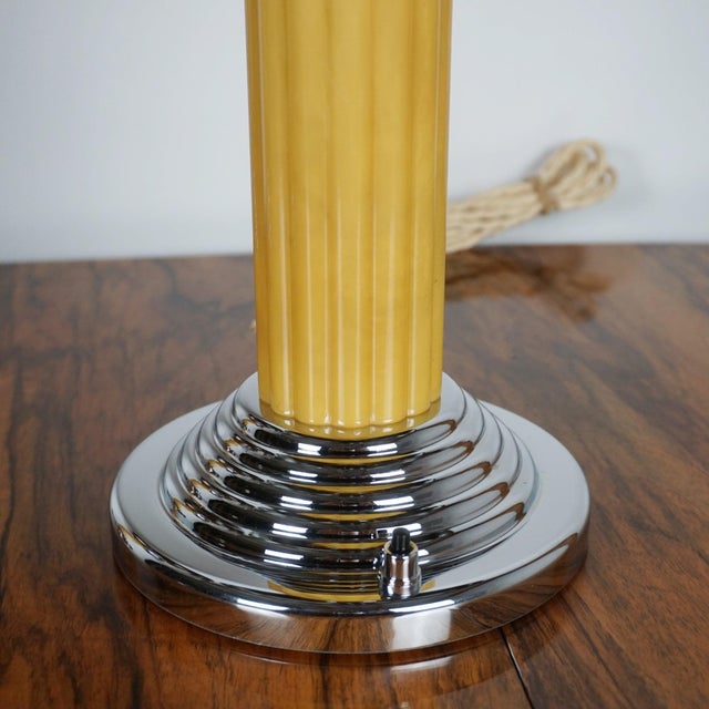 Art Deco Dome Lamps, 1940s, Set of 2 For Sale - Image 3 of 6