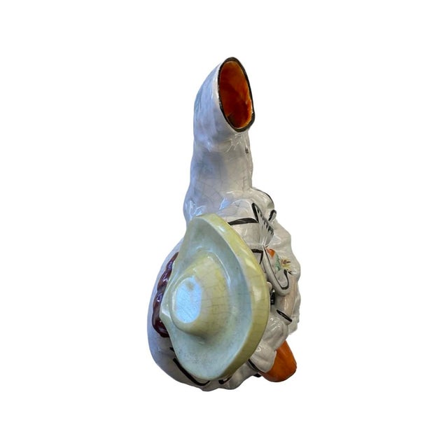 Mid 19th Century 19th Century Large Staffordshire Spill Vase, Man With Wheat For Sale - Image 5 of 5