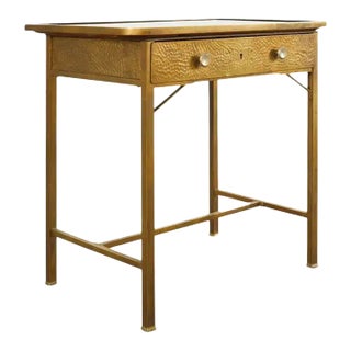Vienna Secessionist Bronzed Metal Writing Table or Desk For Sale