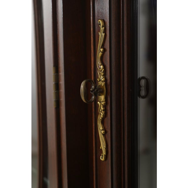 Harden Mahogany 4 Door Breakfront China Cabinet For Sale - Image 16 of 18