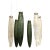 Contemporary Luxury Italian Green "Swords" Murano Glass Little Cascade by Simoeng For Sale