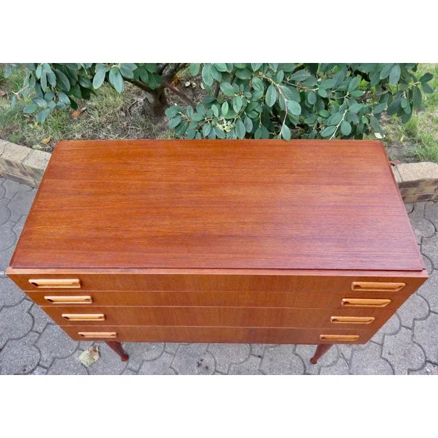 Danish Chest of Drawers in Teak by Peter Moos, 1955 For Sale - Image 3 of 8
