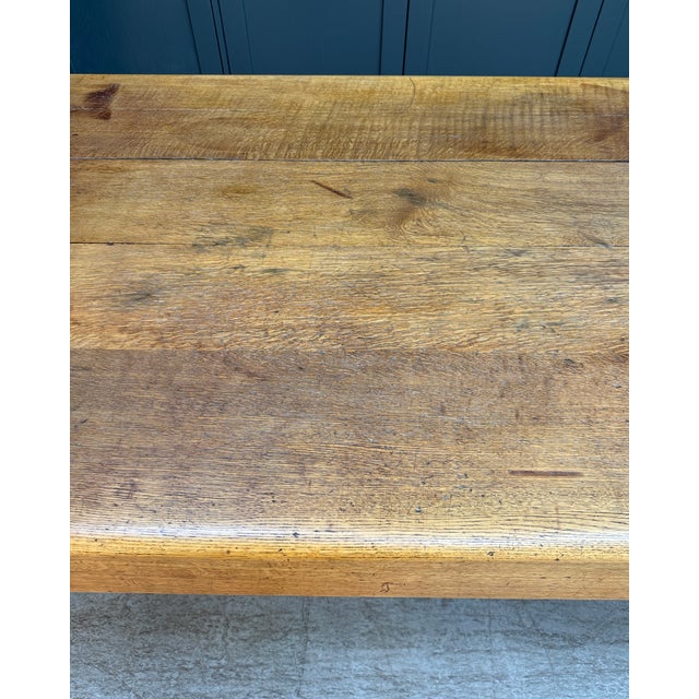 Large Craft Dining Table in Oak, 1890s For Sale - Image 9 of 18