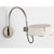 Metal Thomas O'Brien for Visual Comfort Signature Oso 13" Articulating Arc Wall Light in Polished Nickel with Matte White Shade For Sale - Image 7 of 12