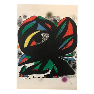 Joan Miró, Opening of the Joan Miro Foundation Barcelona, 1975, Lithograph For Sale