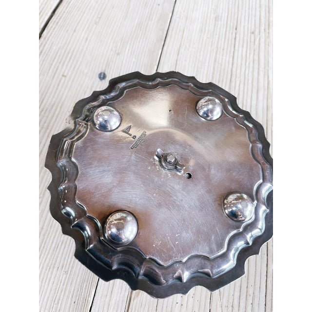 Vintage English Silver Plated Match Holder From Royal Albion Hotel in Brighton For Sale - Image 9 of 9