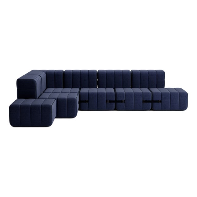 Large Flexible Corner Sofa from Ambivalenz, Set of 12 For Sale