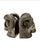 Vintage Pair of Rare Brass Ram's Head Bookends For Sale - Image 9 of 10