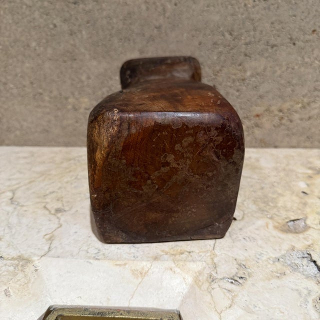 Mid-Century Modern Hand Carved Exotic Wood Abstract Animal Sculpture For Sale - Image 3 of 10