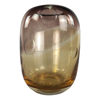 Vintage Two-Tone Murano Glass Vase, 1970s For Sale