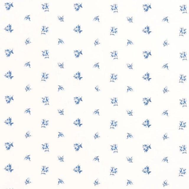 Not Yet Made - Made To Order Sample - Schumacher Margie Floral Fabric in Porcelain For Sale - Image 5 of 5