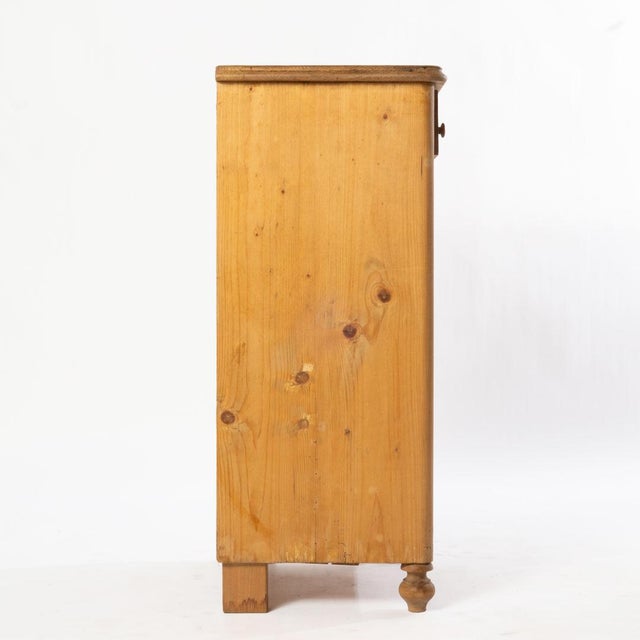 English Antique Pine Bedside Cupboard For Sale - Image 3 of 10
