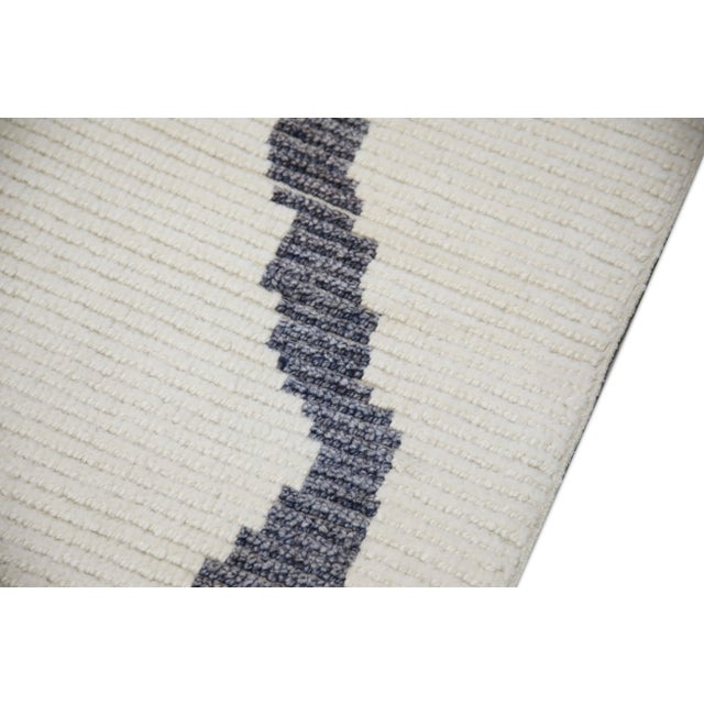 21st Century Oriental Hand Knotted Light Gray Turkish Tulu Rug 11'6" X 15'3" For Sale - Image 4 of 8