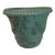 Large Green Terracotta Planter For Sale