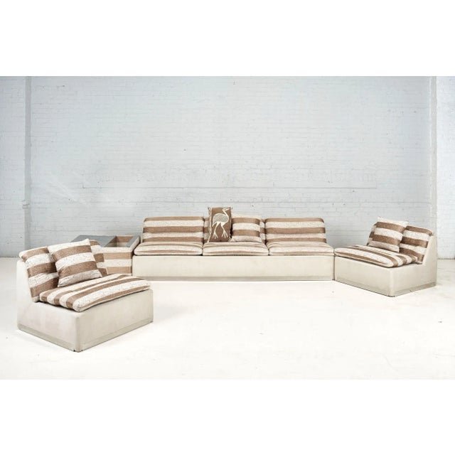 Metal Saporiti “P10” Proposals Sectional by Giovanni Offredi, Italy 1970 For Sale - Image 7 of 13