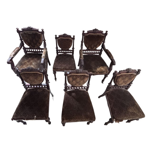 Late 19th Century Louis XIV Style Chairs For Sale