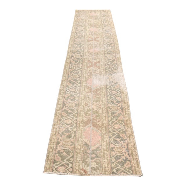 Oushak Anatolian Vintage Runner Rug For Sale