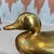 Pair of Vintage Brass Duck Andirons For Sale - Image 4 of 10
