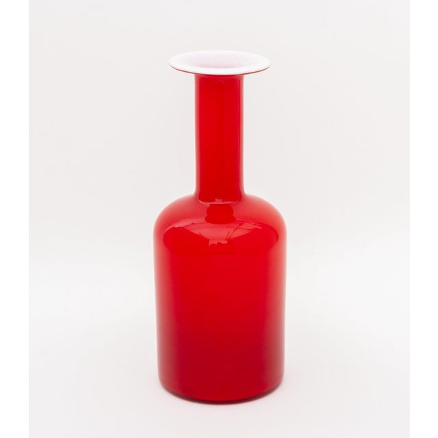 Collection of Three Otto Brauer for Kastrup Holmgaard Glass "Gulvvase" Vases For Sale In New York - Image 6 of 10
