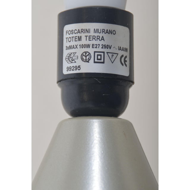 Metal Totem Floor Lamp by Valerio Bottini for Foscarini, 1990s For Sale - Image 7 of 9