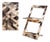 Fläpps Folding Chair in Criss Cross Grey on Birch from Ambivalenz For Sale