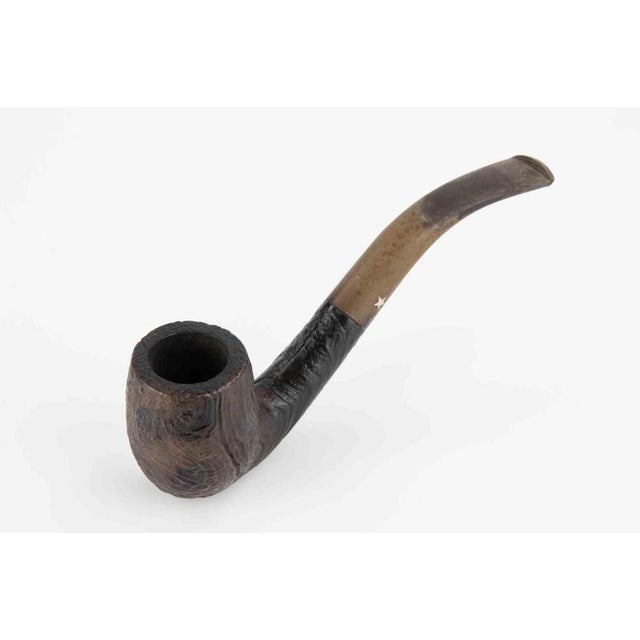 This M.P.B’s Silver Star briar pipe is a fine example of mid-20th century craftsmanship, produced in Italy. The pipe...