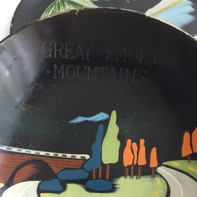 Vintage Souvenir Lacquerware - A Pair For Sale - Image 10 of 11