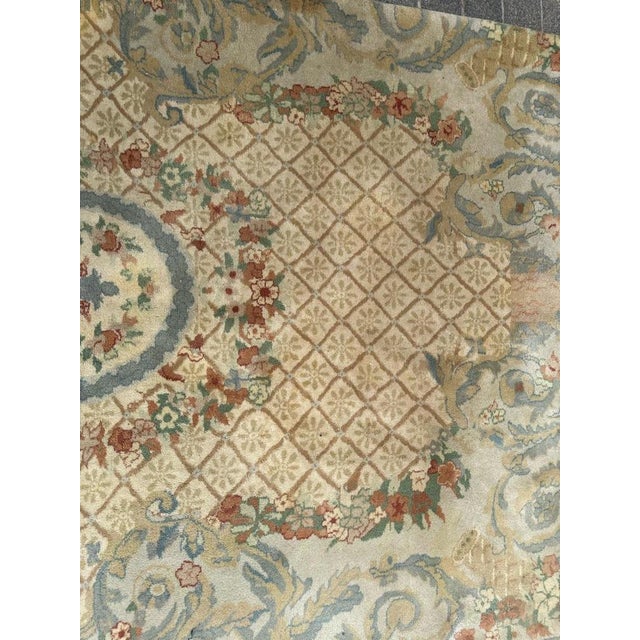 1960s Mid-Century CNA Savonnerie Rug, 1960s For Sale - Image 5 of 18