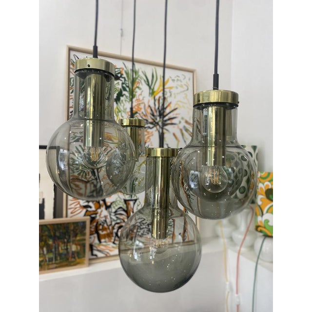 Glass Maxi Globe Pendant Light from Raak Amsterdam, Netherlands, 1968 For Sale - Image 7 of 12
