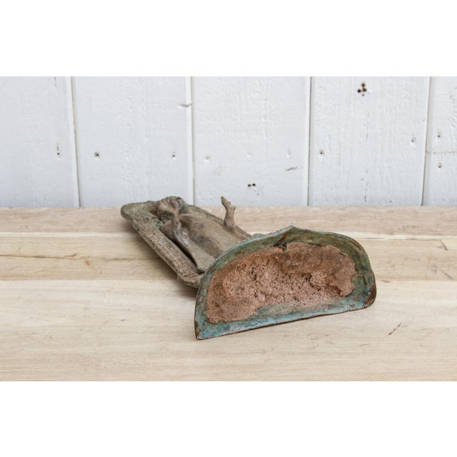 Metal 17th Century Bronze Standing Buddha For Sale - Image 7 of 9