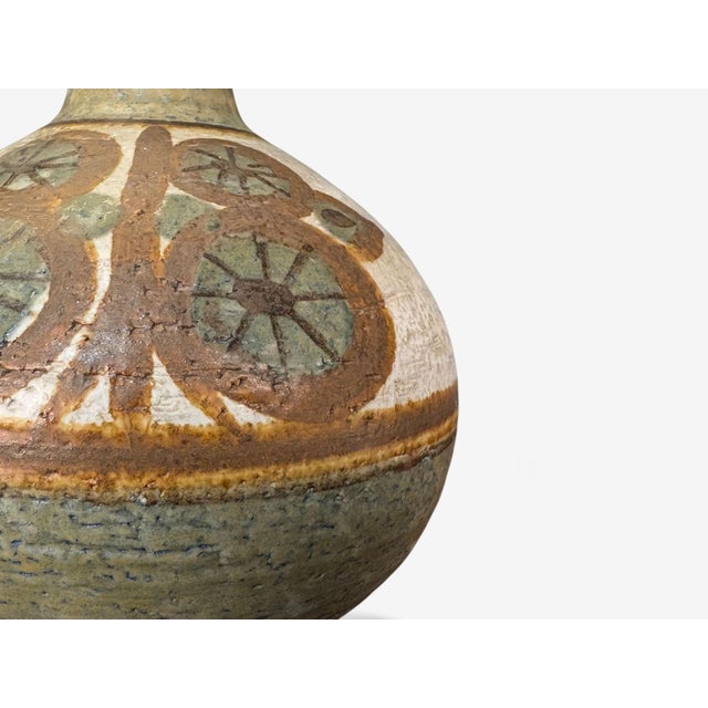 Søholm Keramik, Danish Modern, Beige Stoneware, Table Lamp, Denmark, 1960s For Sale In New York - Image 6 of 8