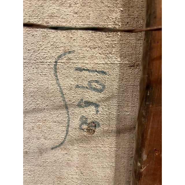 Vintage Mid Century 1950's Still Life Painting "Palette" Artist Signed New York For Sale - Image 11 of 12