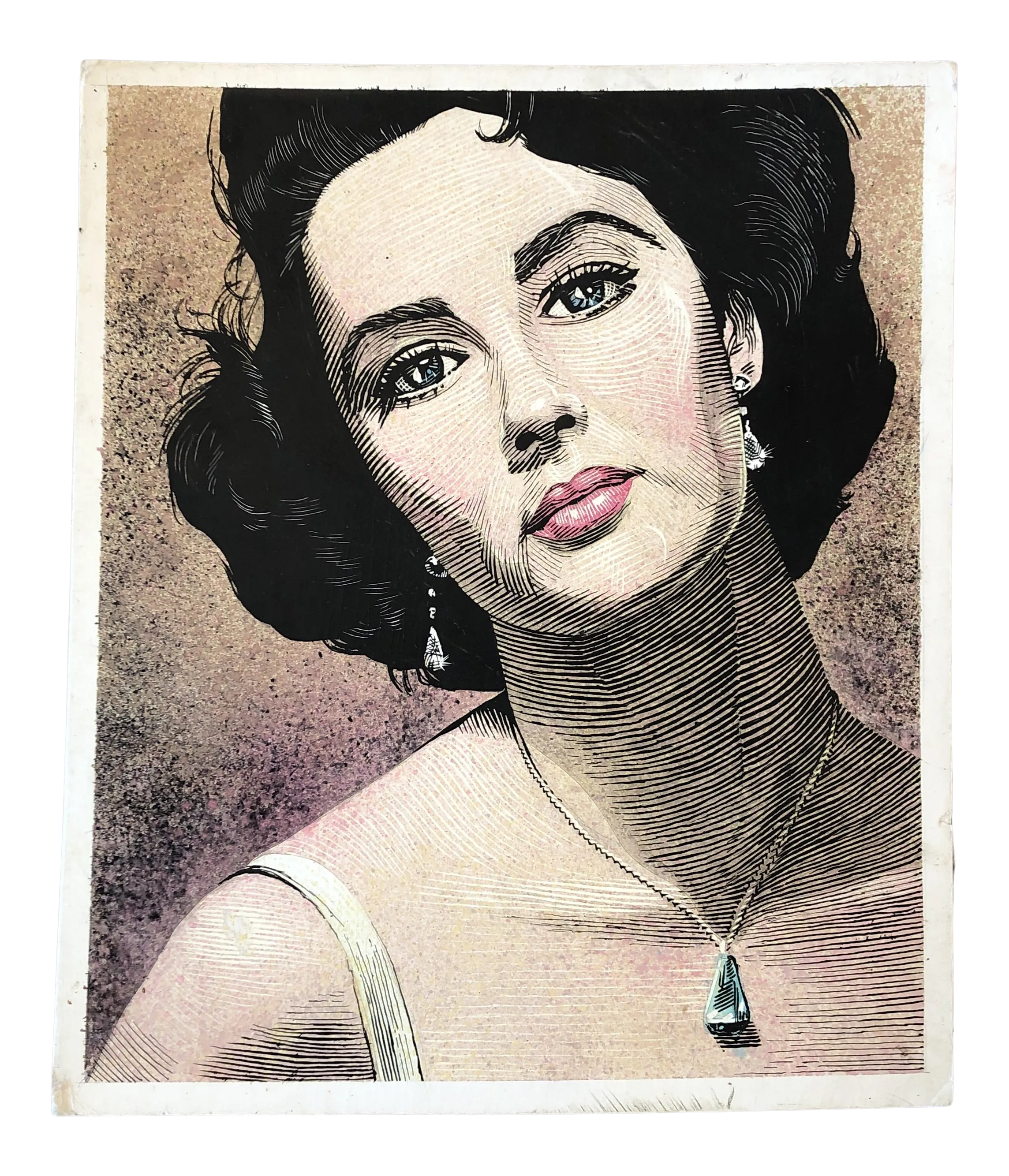 ELIZABETH TAYLOR    絵 Russell Young | Elizabeth Taylor | Artsy