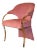 Vintage Carson’s Art Deco Hollywood Regency Brass Arm Cantilever Chair For Sale