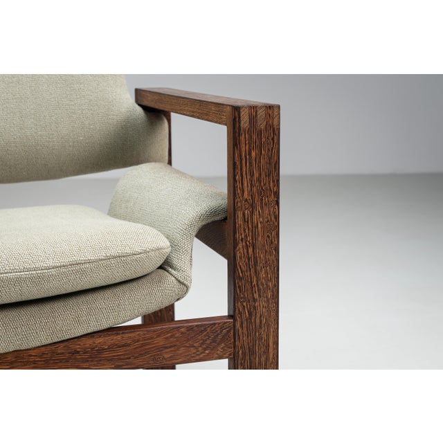 Mid-Century Wengé Lounge Chair, 1970s For Sale - Image 11 of 17