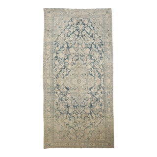 Mid 20th Century Oversized Washed Out Vintage Tabriz Rug For Sale