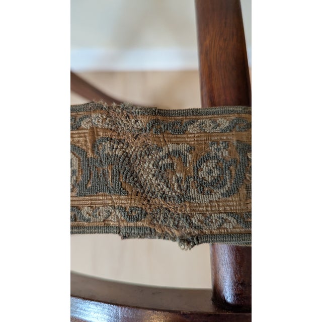 Brown Mid 20th Century Mahogany Luggage Rack For Sale - Image 8 of 12