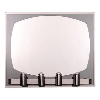 Theater Layout Mirror with Lighting, Netherlands, 1960s For Sale