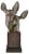 G.H. Laurent, Art Deco Bust of Two Deer, 1930, Bronze For Sale